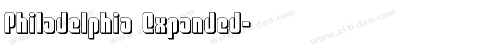Philadelphia Expanded字体转换